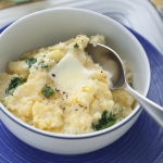 Spinach and Onion Polenta - Lustre Craft Cookware