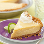 Key Lime Pie with Toasted Almond & Coconut Graham Cracker Crust - Lustre Craft Cookware