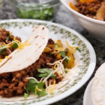 Fajita Burger Tacos